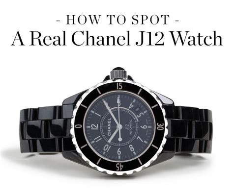 chanel j12 watch|How to Spot a Real Chanel J12 Watch .